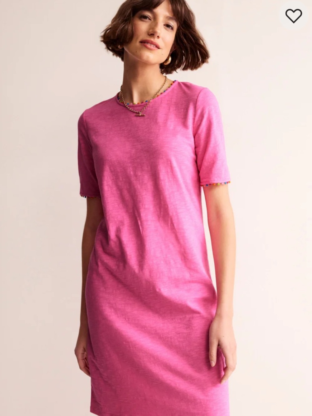 Boden Ali Pom Sleeve Dress SZ 8